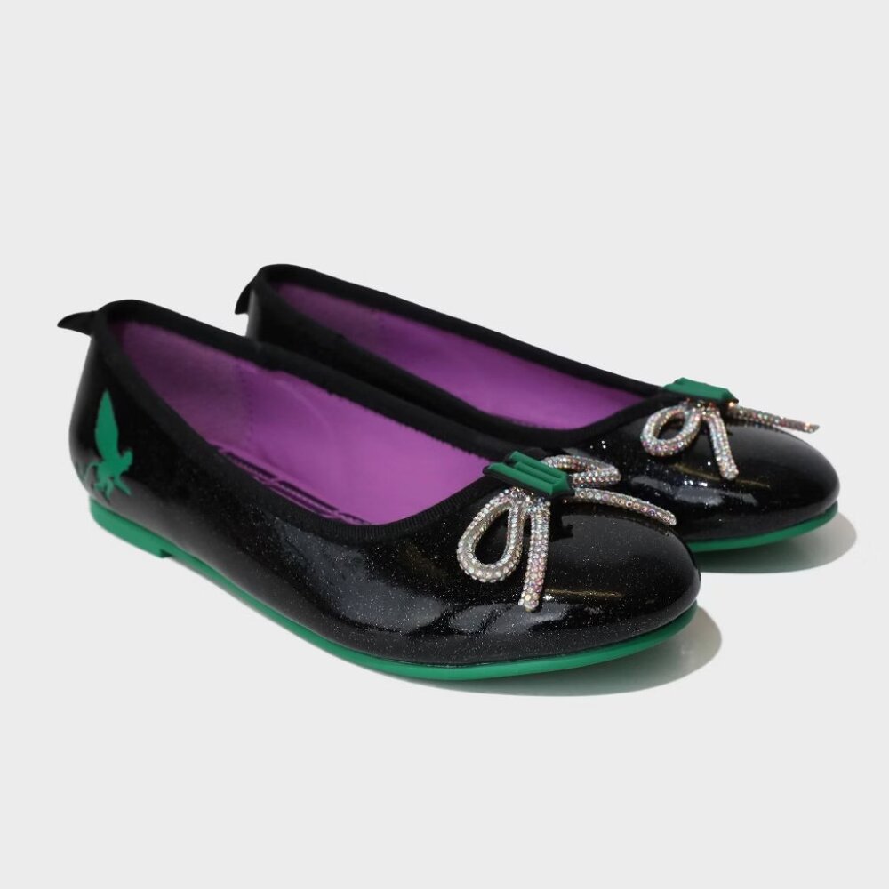 NEW Wicked Kids' Ballet Flats - Black 9T